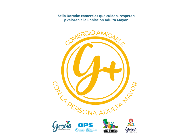 Municipalidad de Grecia impulsa el “Sello Dorado” para reconocer comercios amigables con las personas adultas mayores