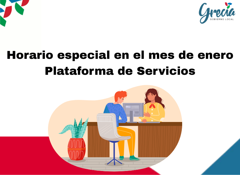Horario especial de Plataforma de Servicios